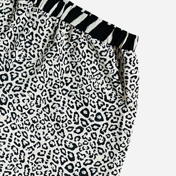 GOTTEX Wide Leg Animal Print Lounge Pants Size Large Chic Lightweight Comfort - Picture 4 of 7